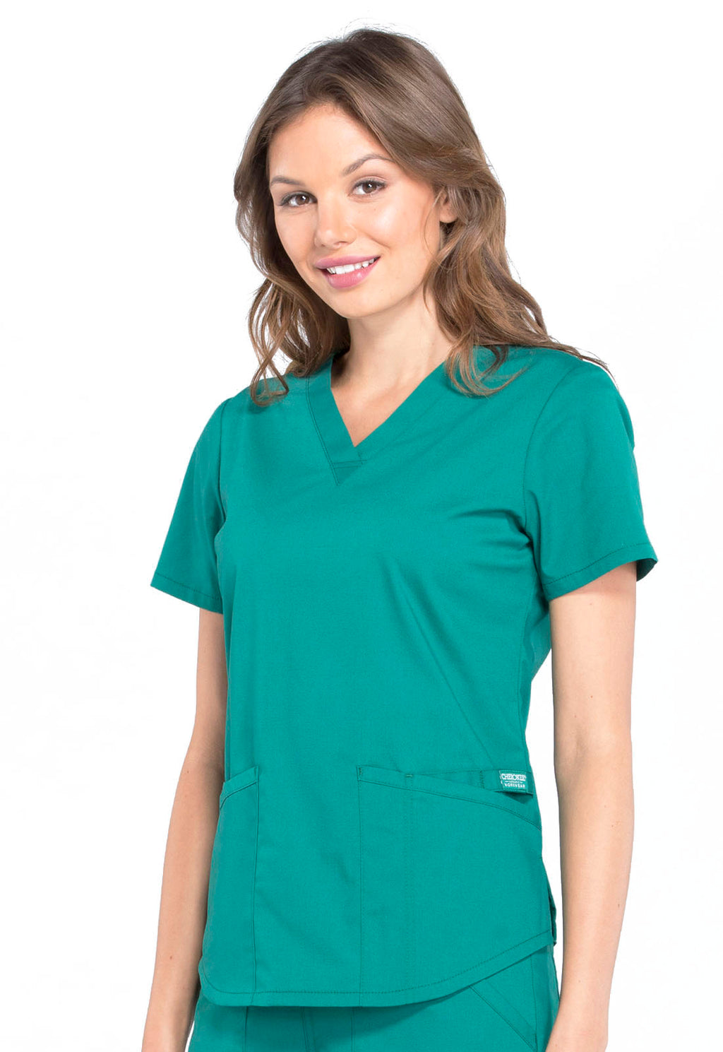 Professionals WW665 V-Neck Top Hunter Green