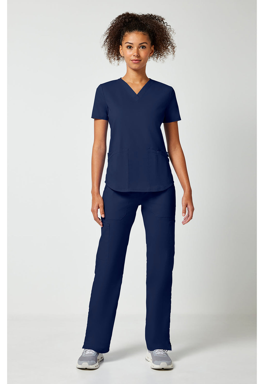 Workwear Professionalessionals WW665 Women's V-Neck Scrub Top Navy