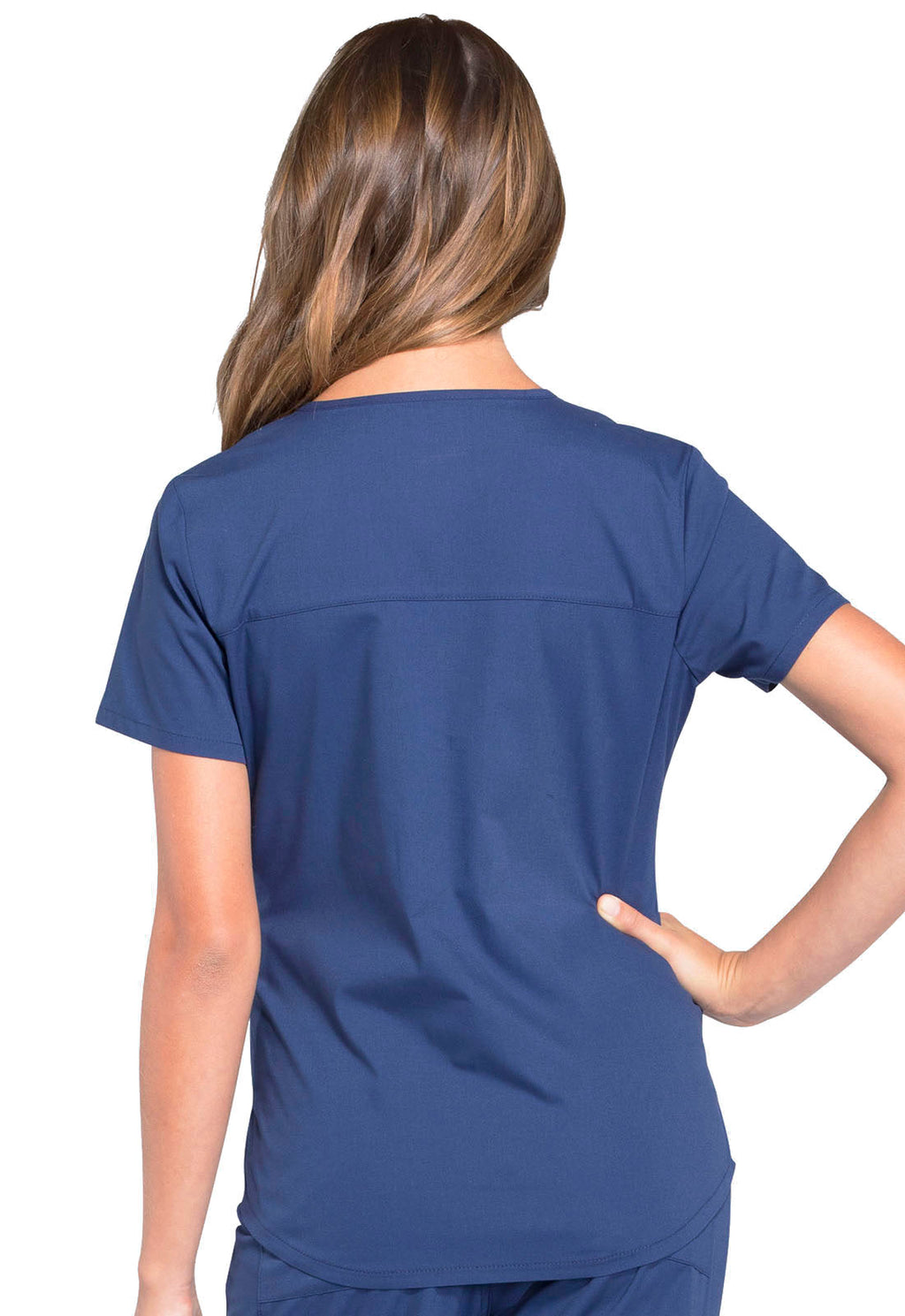 Workwear Professionalessionals WW665 Women's V-Neck Scrub Top Navy