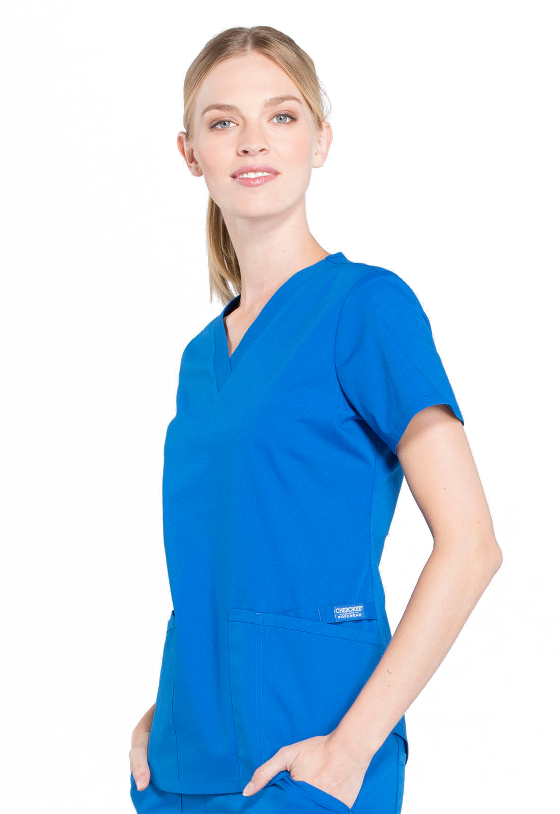 Professionals WW665 V-Neck Top Royal