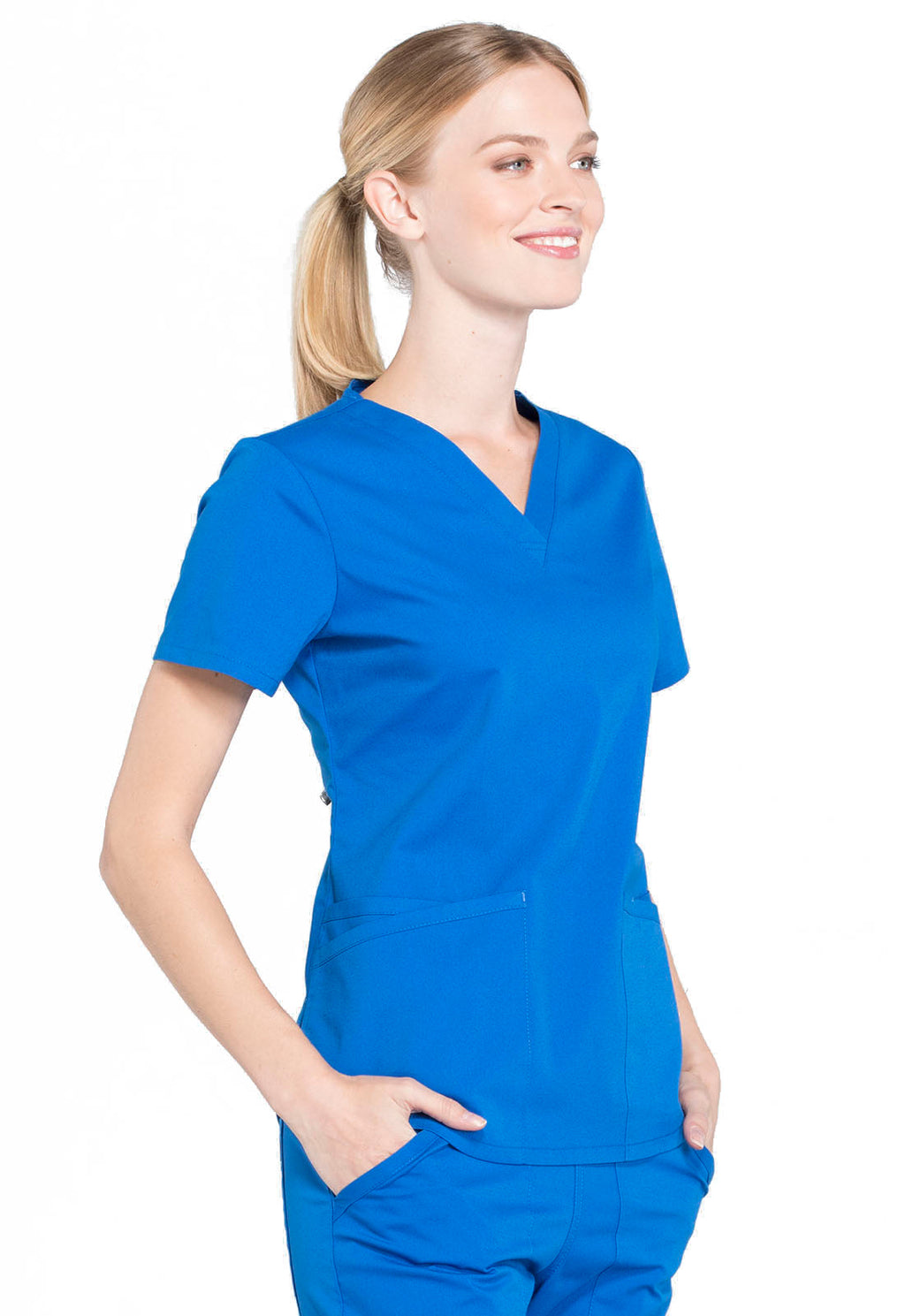 Professionals WW665 V-Neck Top Royal