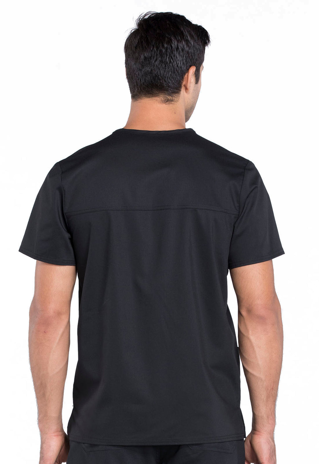 Workwear Revolution WW670 Men's V-Neck Scrub Top Black
