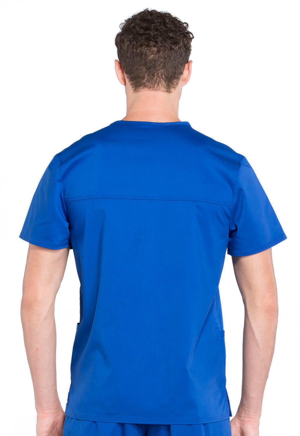 Workwear Revolution WW670 Men's V-Neck Scrub Top Galaxy Blue