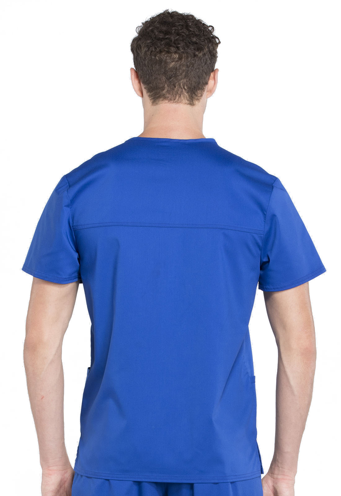 Workwear Revolution WW670 Men's V-Neck Scrub Top Galaxy Blue