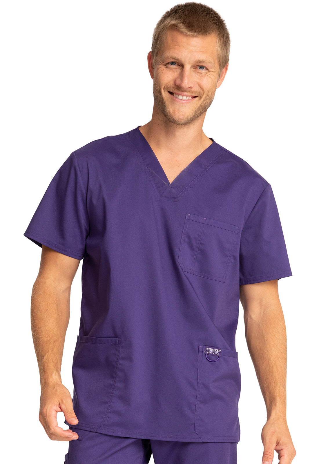 Revolution WW670 Men's V-Neck Top Grape