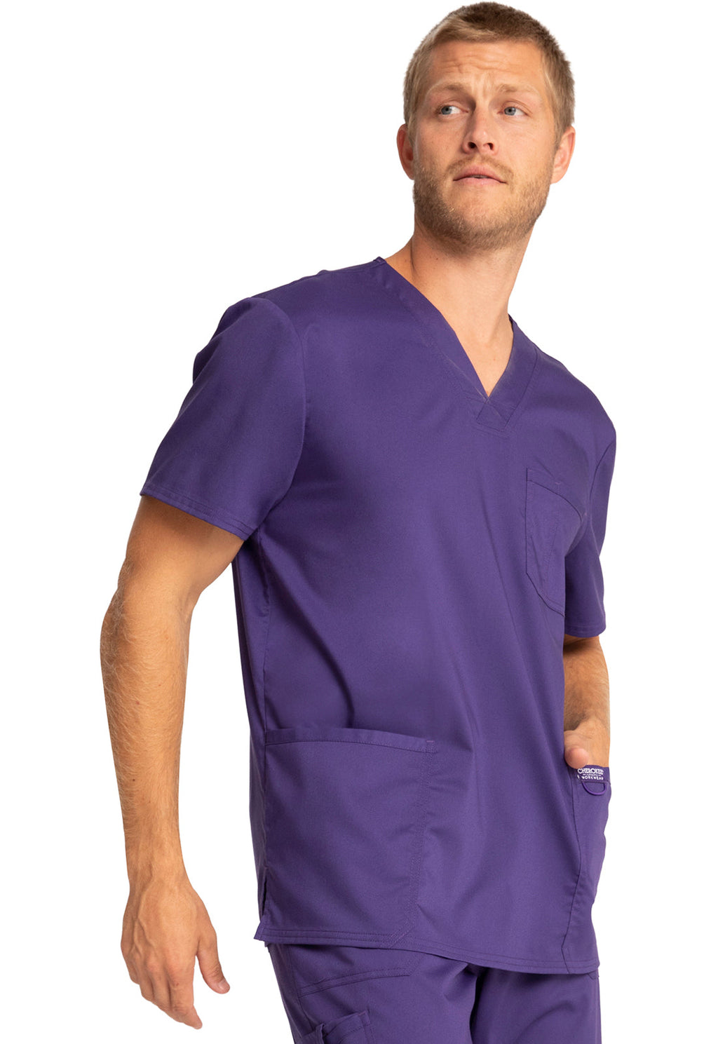 Revolution WW670 Men's V-Neck Top Grape