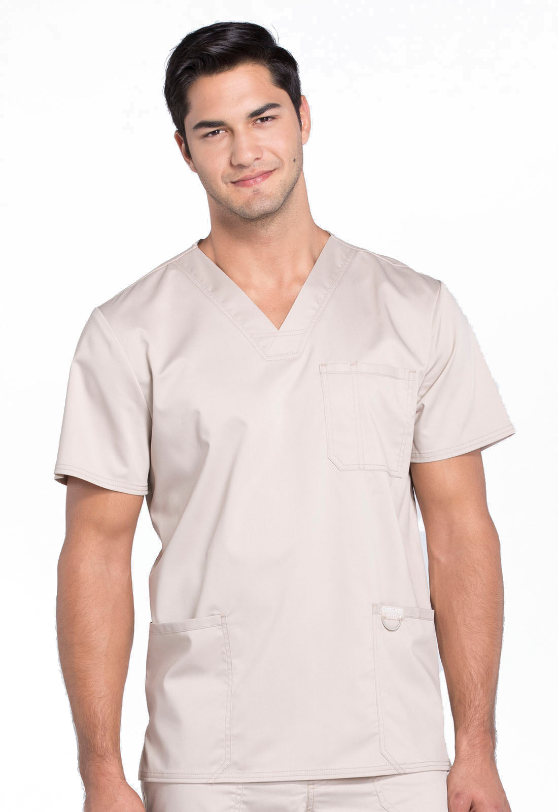 Revolution WW670 Men's V-Neck Top Khaki