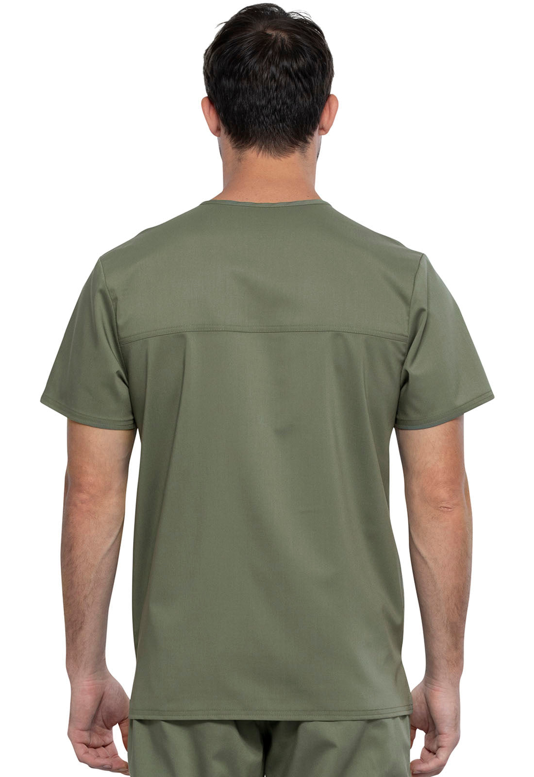 Workwear Revolution WW670 Men's V-Neck Scrub Top Olive