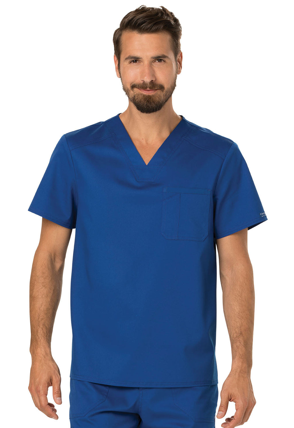 Revolution WW690 Men's Tuckable V-Neck Top Galaxy Blue