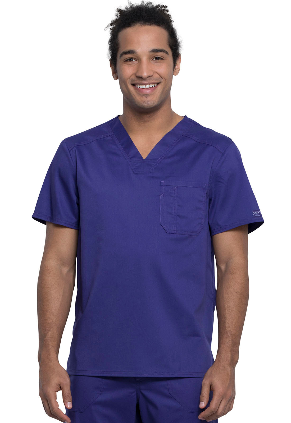 Revolution WW690 Men's Tuckable V-Neck Top Grape