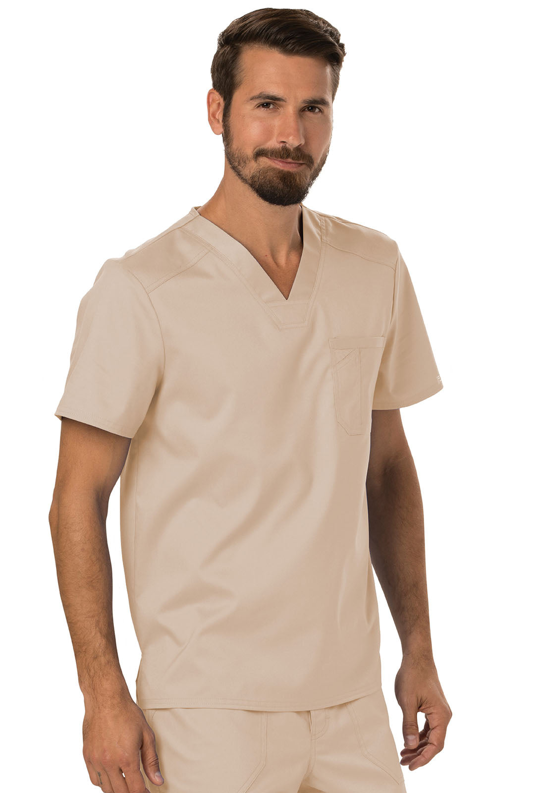 Revolution WW690 Men's Tuckable V-Neck Top Khaki