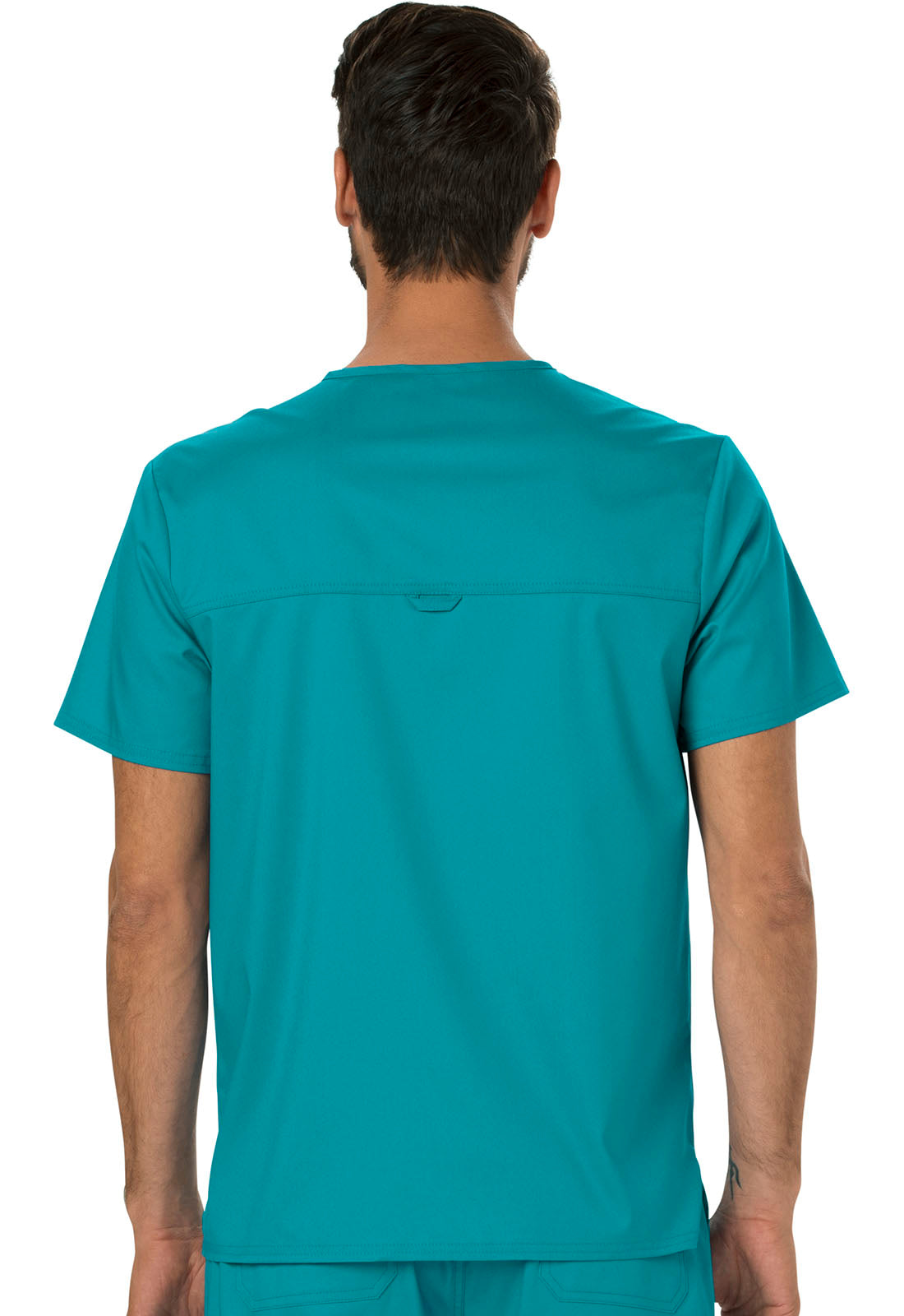 Revolution WW690 Men's Tuckable V-Neck Top Teal Blue