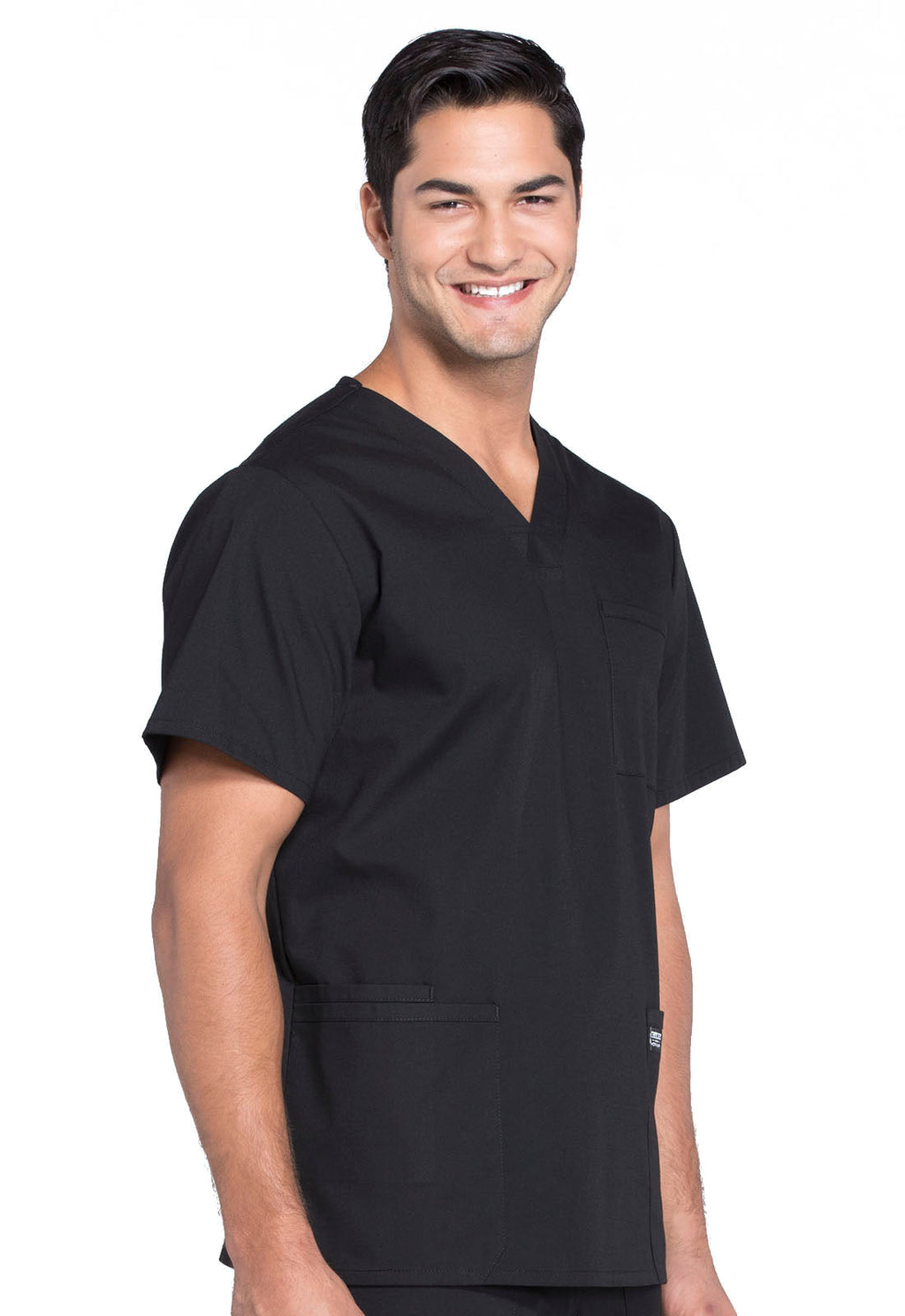 Professionals WW695 Men's V-Neck Top Black
