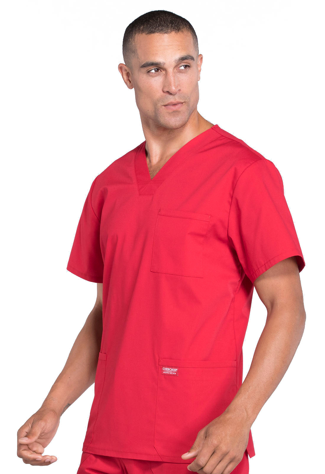 Professionals WW695 Men's V-Neck Top Red