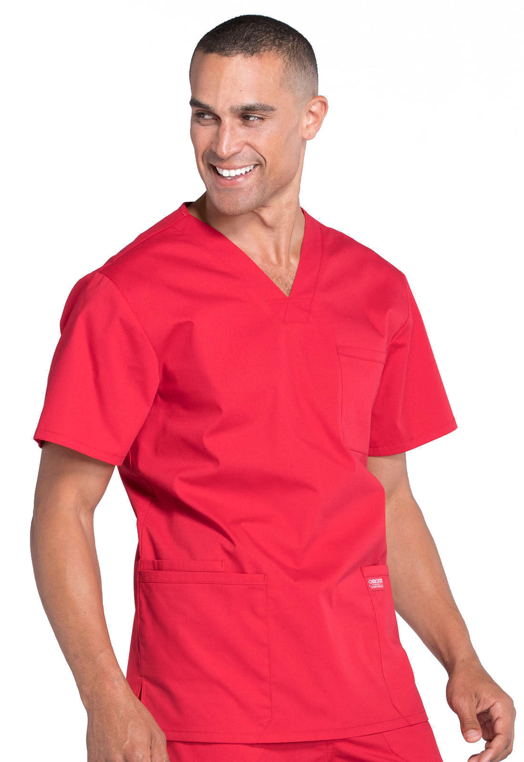 Professionals WW695 Men's V-Neck Top Red