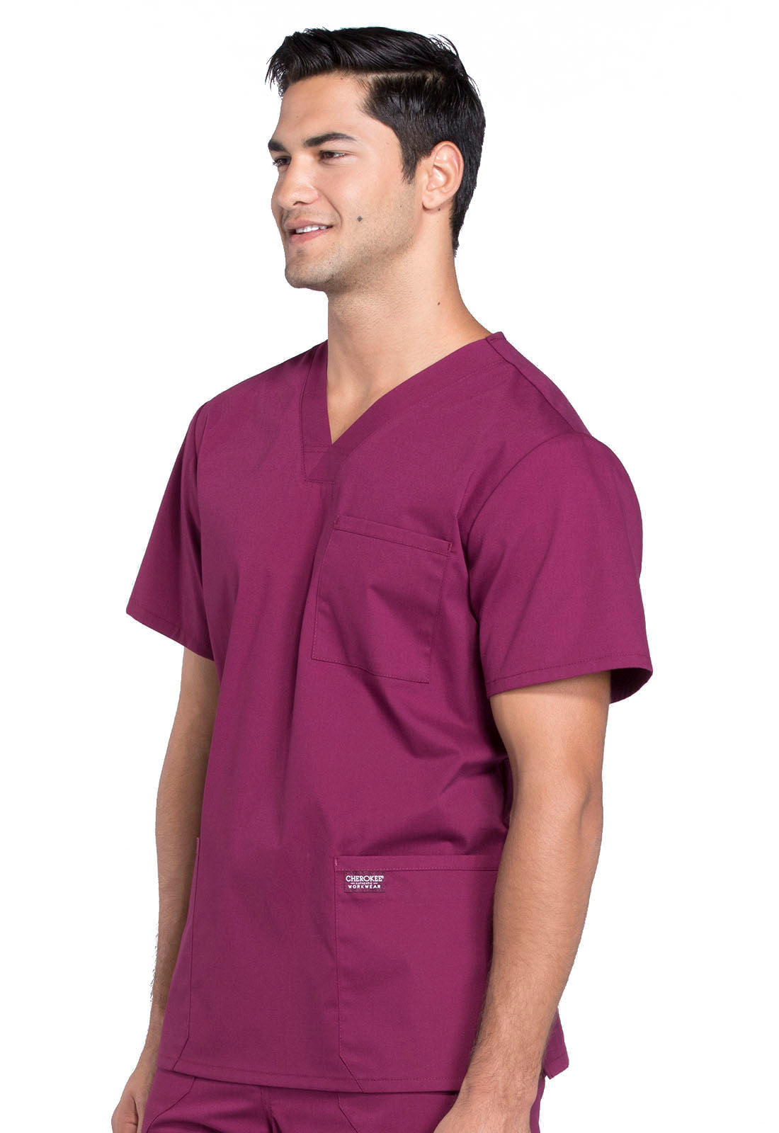 Professionals WW695 Men's V-Neck Top Wine