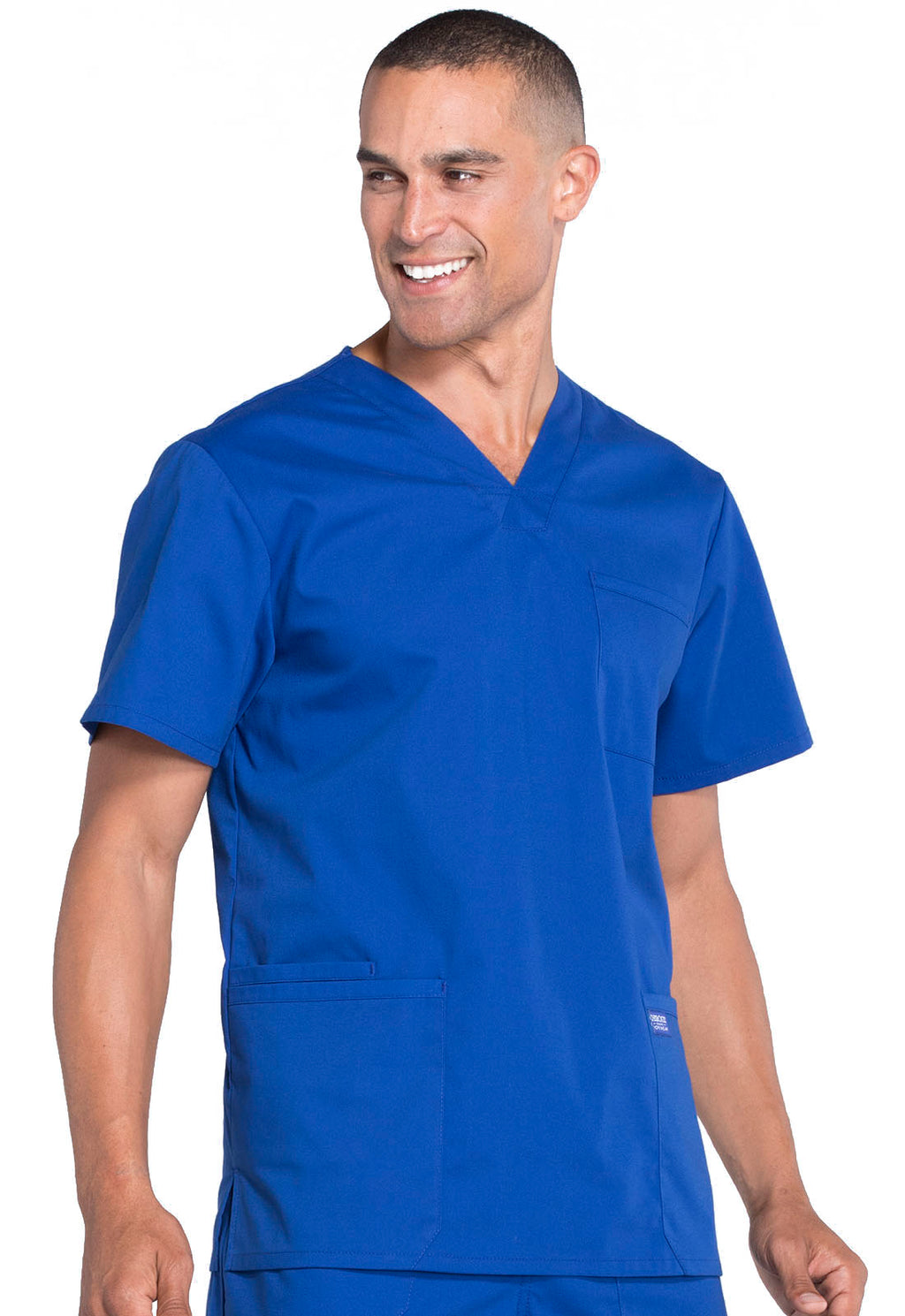 Professionals WW695 Men's V-Neck Top Galaxy Blue