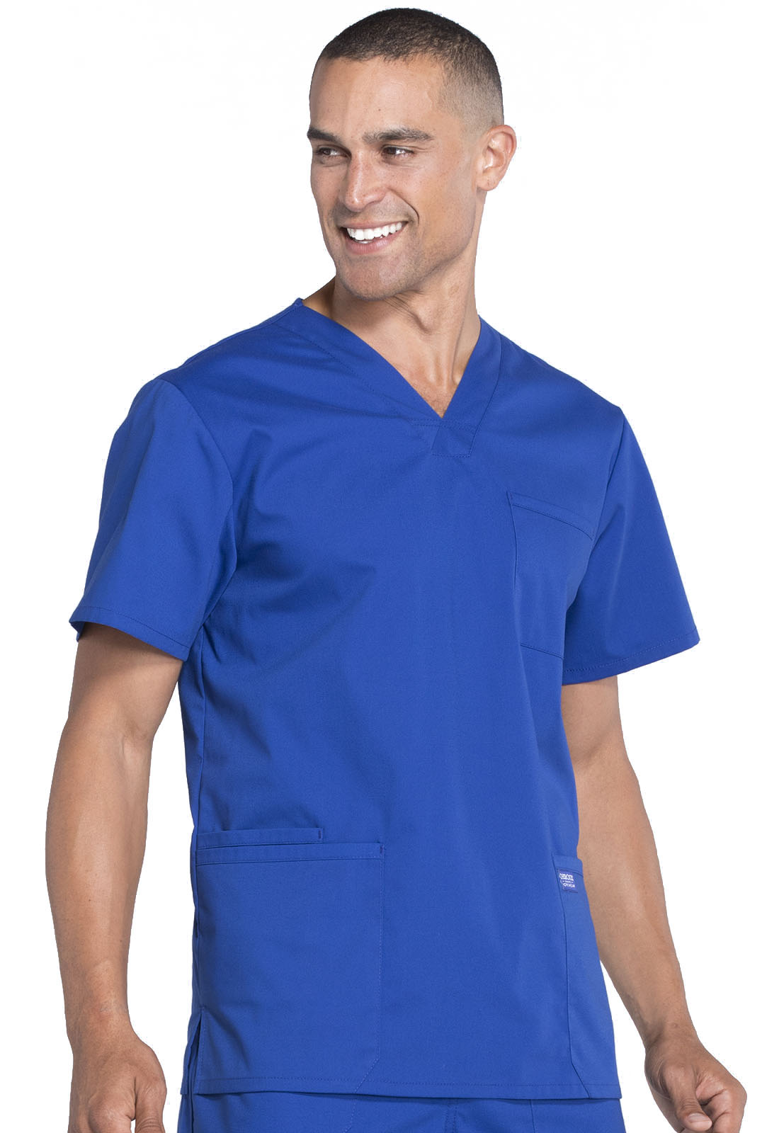 Professionals WW695 Men's V-Neck Top Galaxy Blue