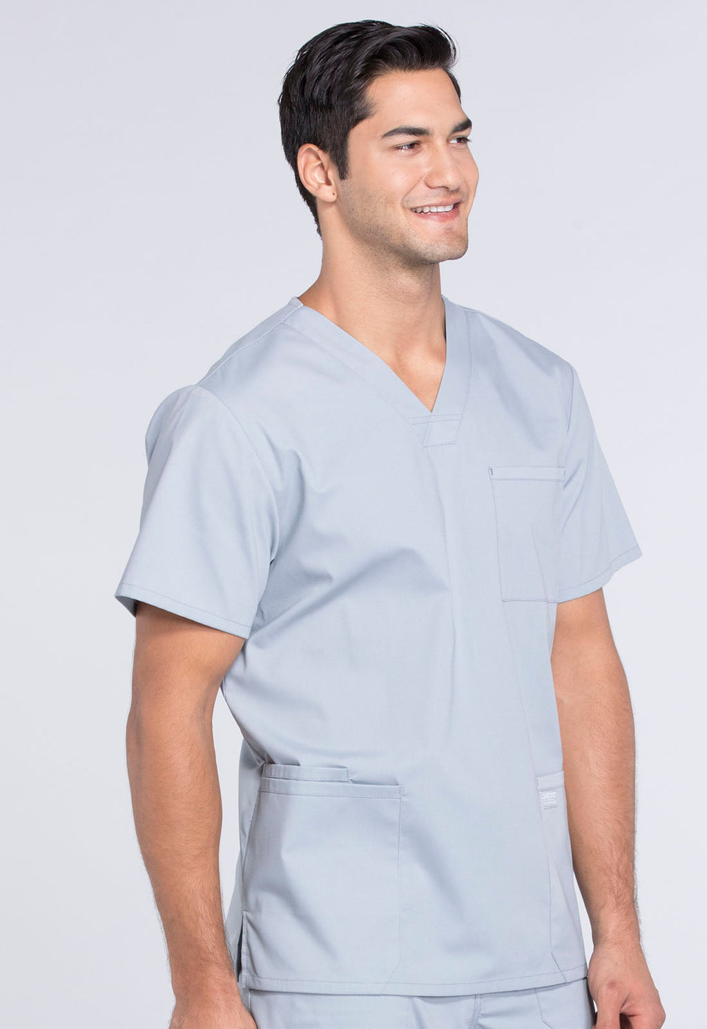 Professionals WW695 Men's V-Neck Top Grey