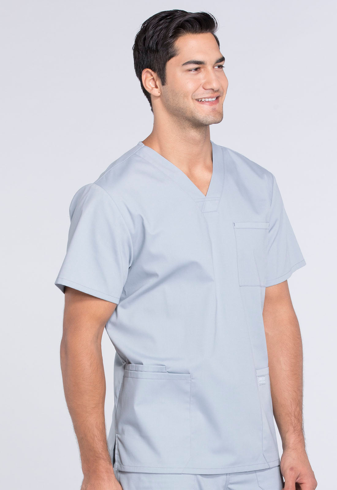 Professionals WW695 Men's V-Neck Top Grey