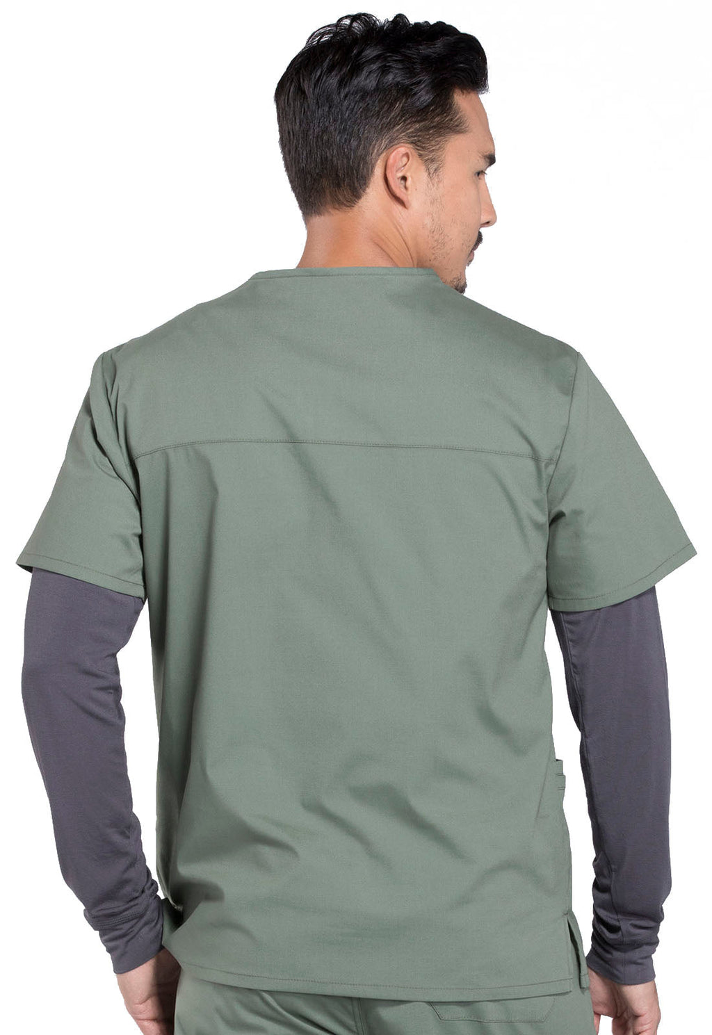 Professionals WW695 Men's V-Neck Top Olive