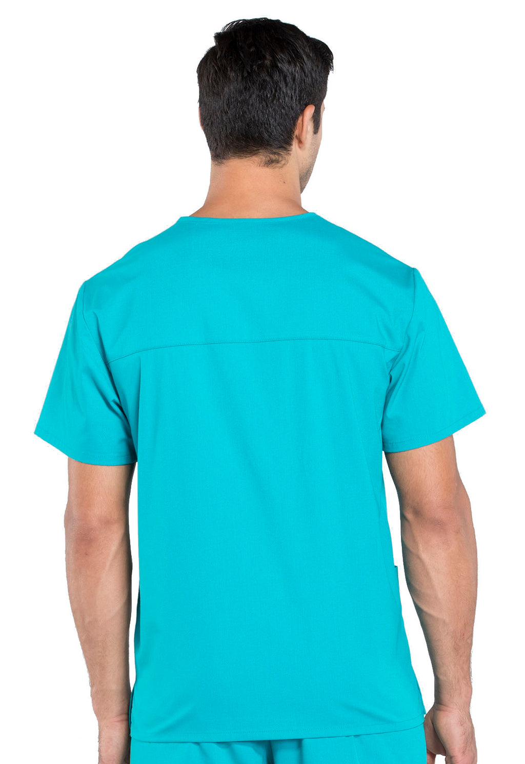 Professionals WW695 Men's V-Neck Top Teal Blue
