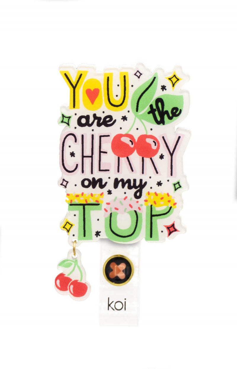 Artist Series A156A koi Shaker Badges Cherry On Top