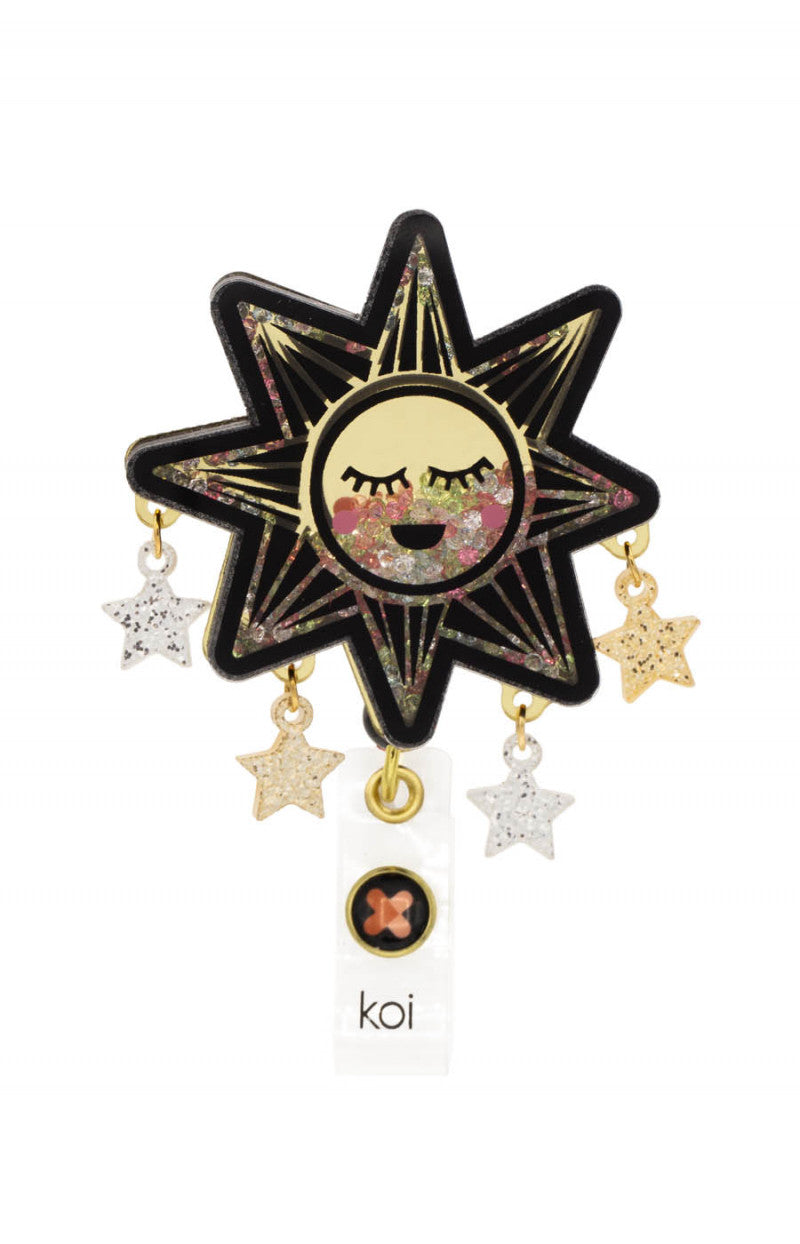 Artist Series A156A koi Shaker Badges Soleil