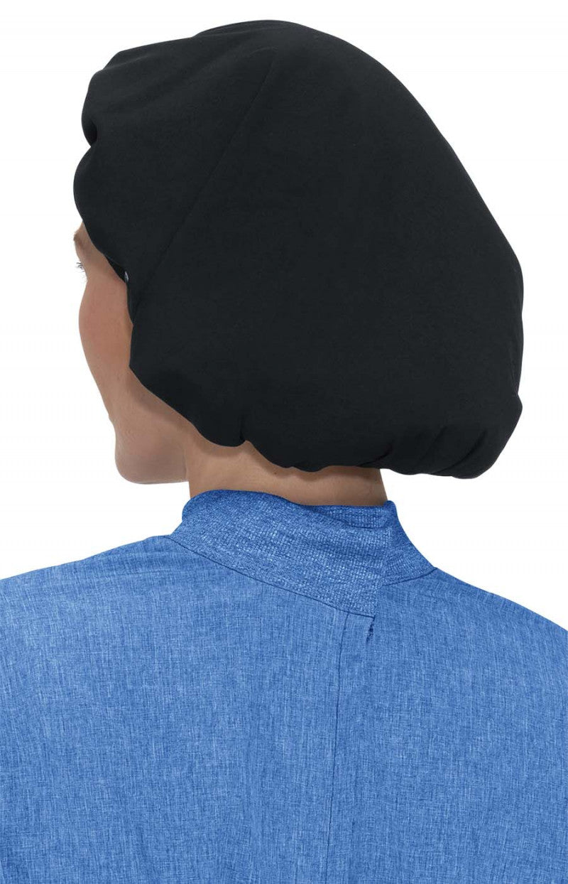 Basics A174 Bouffant Cap Black