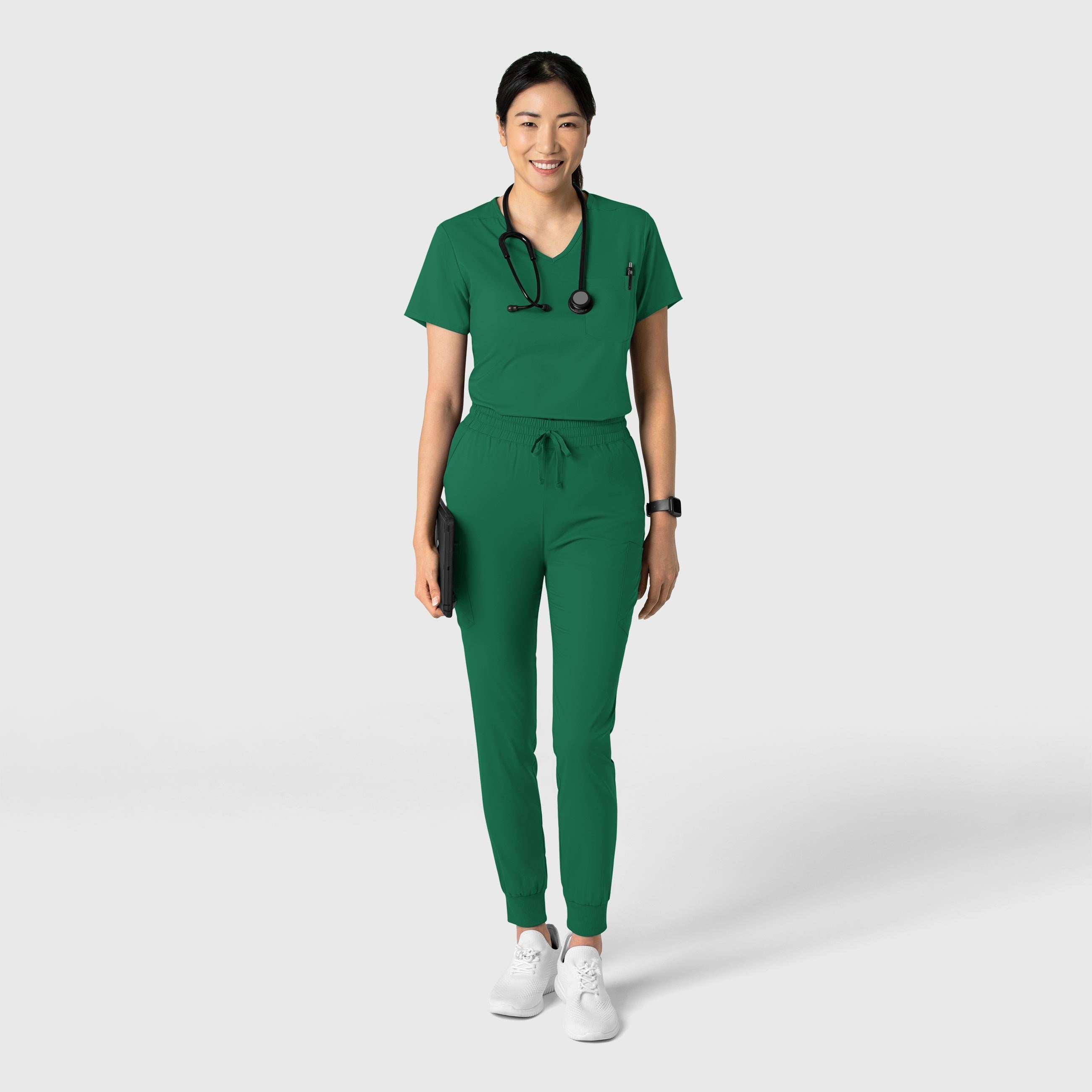 Boundless 6151 Tuck-In Scrub Top Hunter