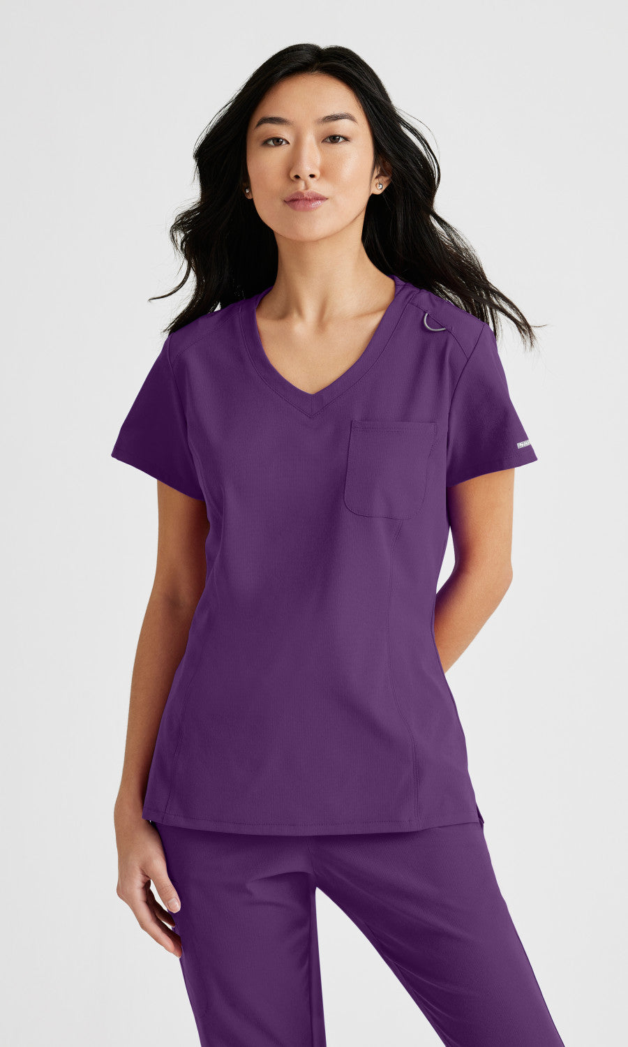 Skechers SKT147 Dignity Scrub Top Eggplant