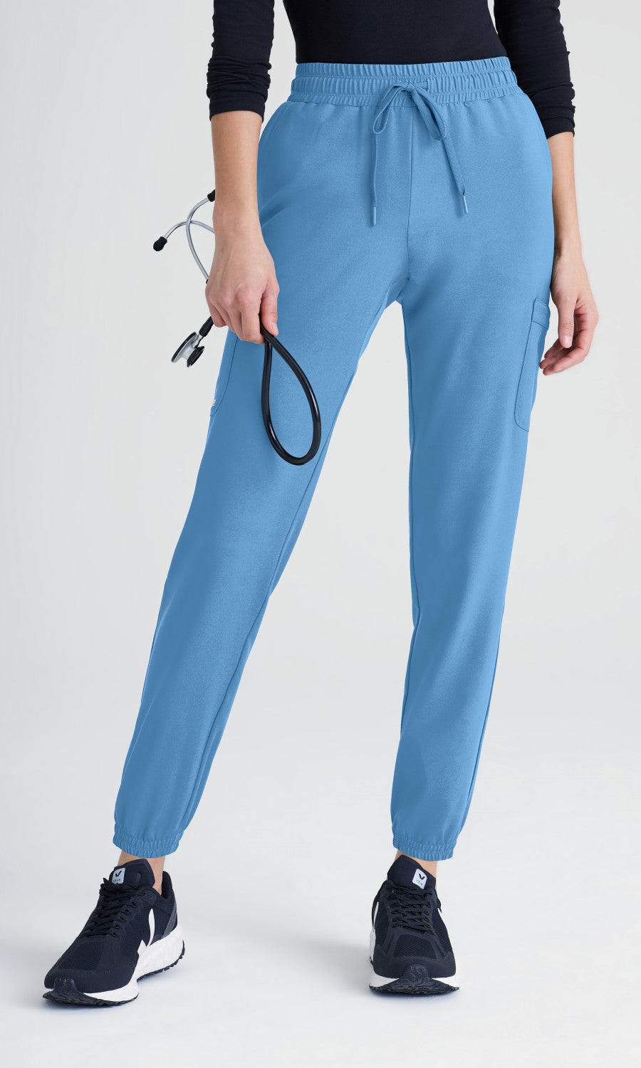 Grey's Anatomy Evolve GSSP625 Terra Scrub Joggers Ciel Blue