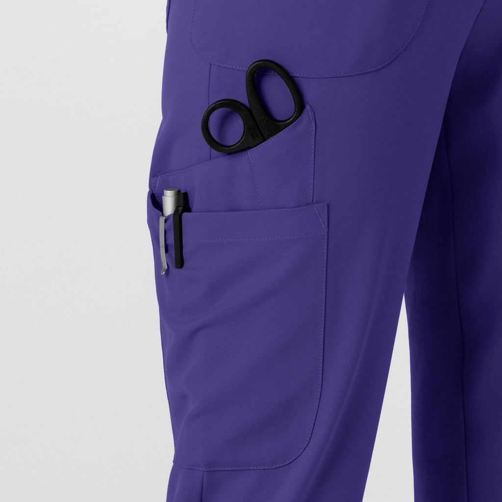Thrive 5522 Convertible Stirrup Jogger Scrub Pants Grape
