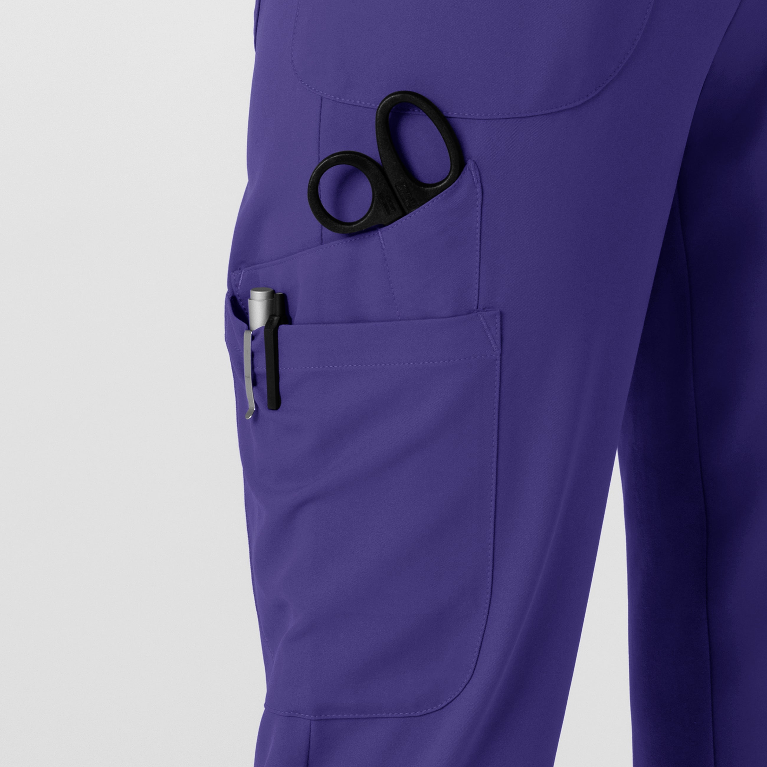 Thrive 5522 Convertible Stirrup Jogger Scrub Pants Grape