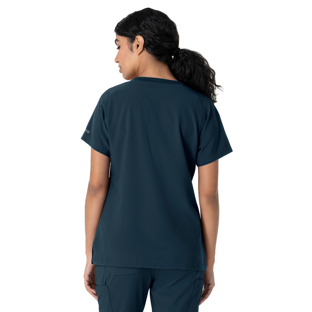 Force Cross-Flex C13510 Women's Crew Neck Scrub Top Navy