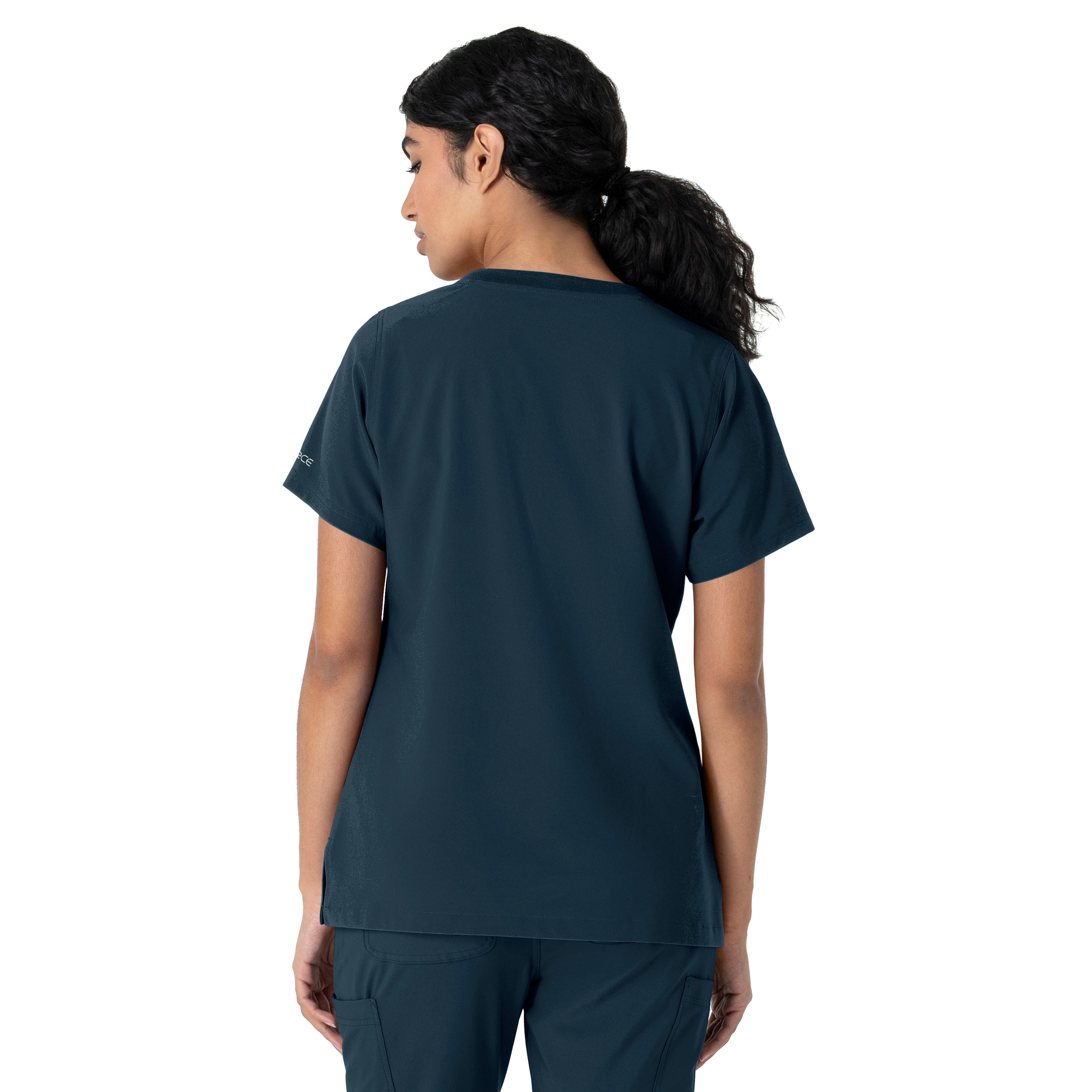 Force Cross-Flex C13510 Women's Crew Neck Scrub Top Navy