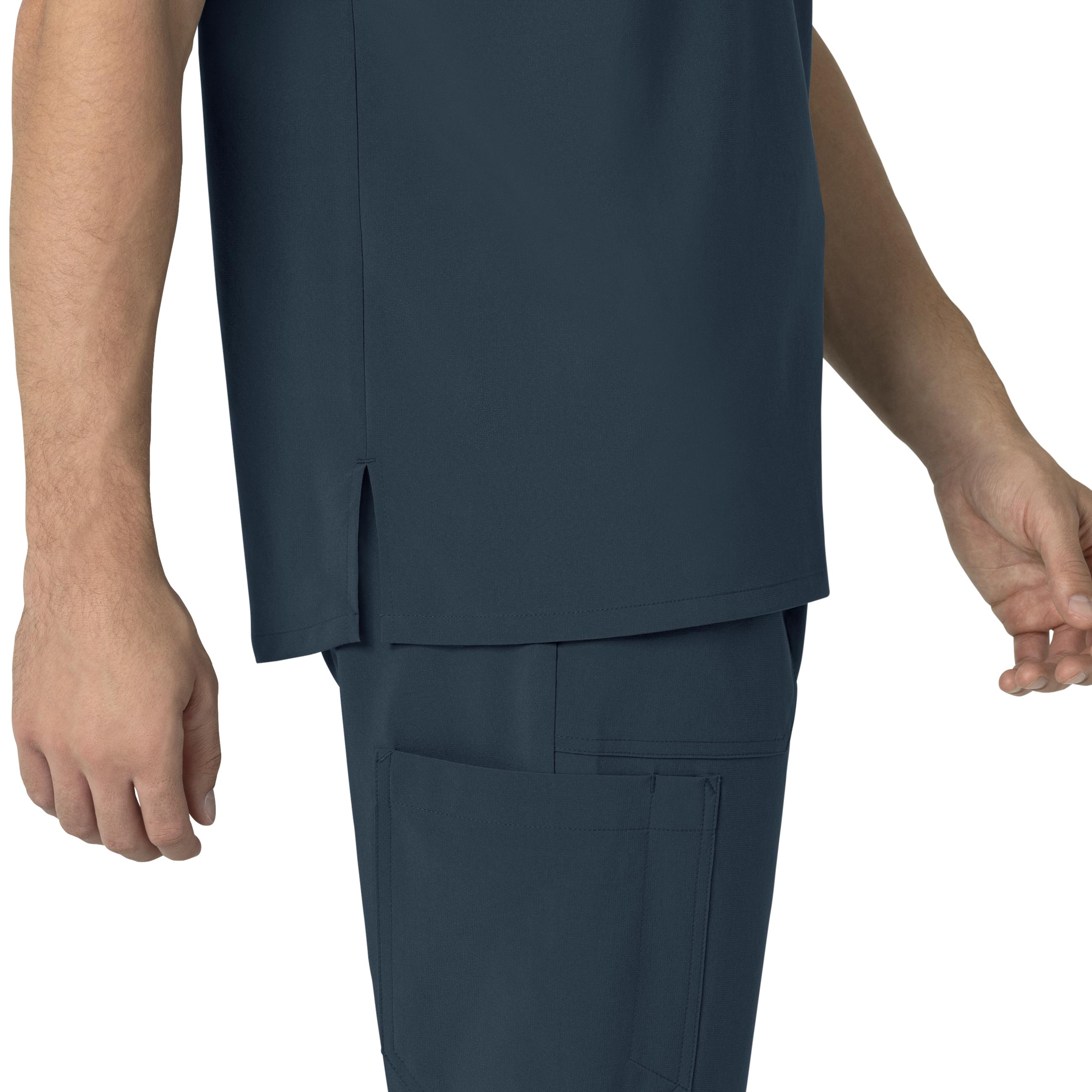 Force Cross-Flex C16310 Men's Henley Scrub Top Navy