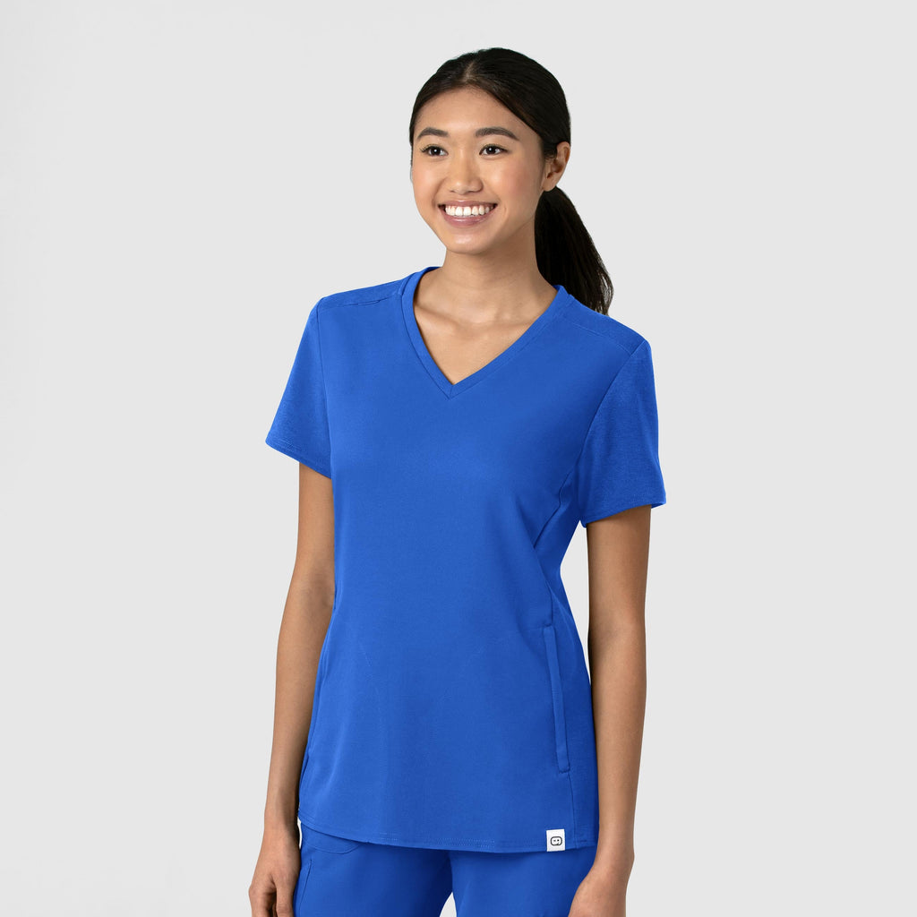Thrive 6522 Flex-n-Reach V-Neck Scrub Top Royal
