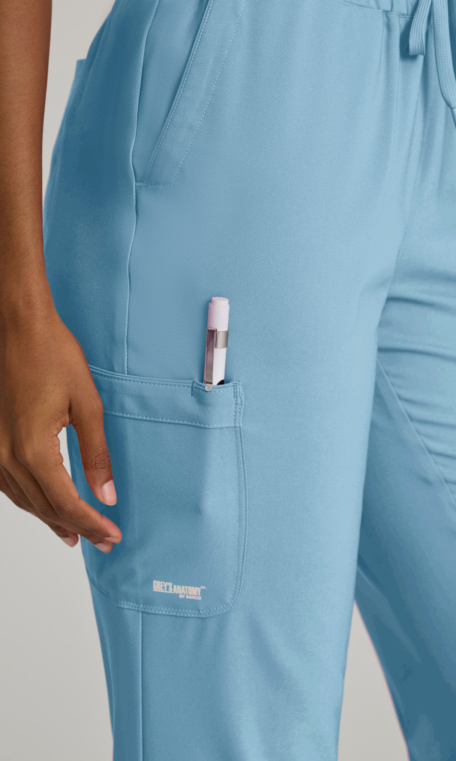 Grey's Anatomy Evolve GSSP625 Terra Scrub Joggers Ocean Mist