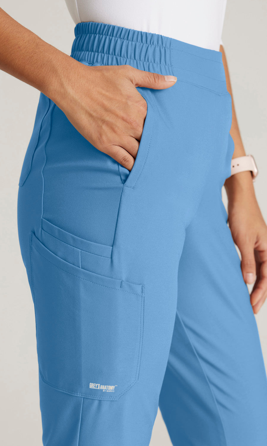 Grey's Anatomy Evolve GSSP627 Cosmo Scrub Pants Ciel Blue