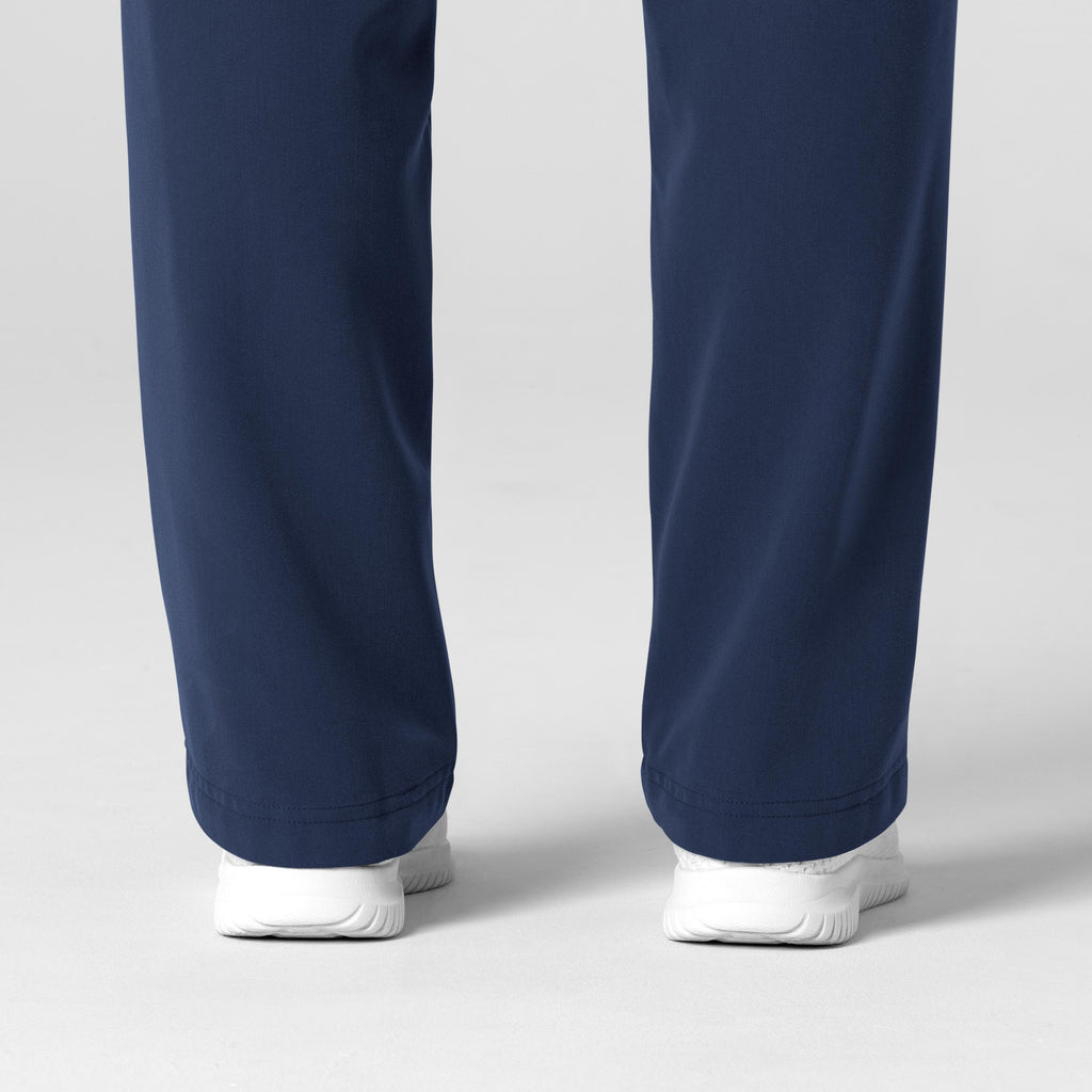 Nova 5232 Stovepipe High-Low Hem Scrub Pants Navy