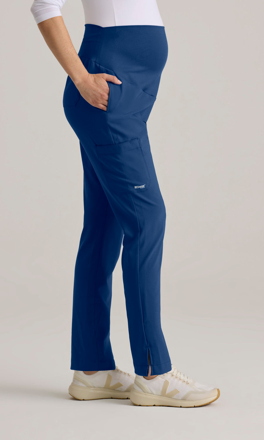 Grey's Anatomy Evolve GSSP690 Promise Maternity Scrub Pants Indigo