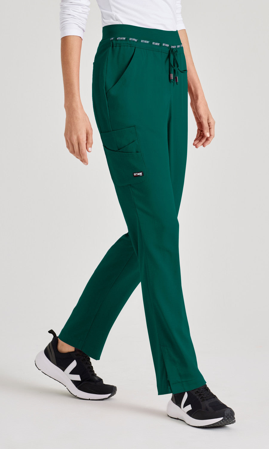 Grey's Anatomy Stretch GRSP526 Serena Scrub Pants Hunter Green