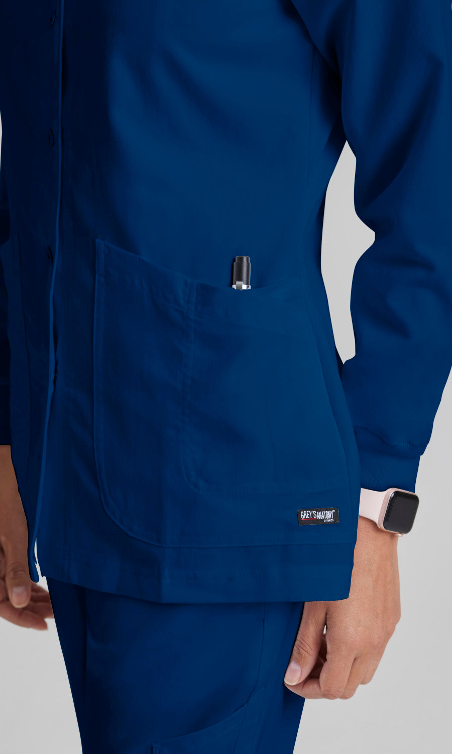 Grey's Anatomy 4450 Jamie Scrub Jacket Indigo