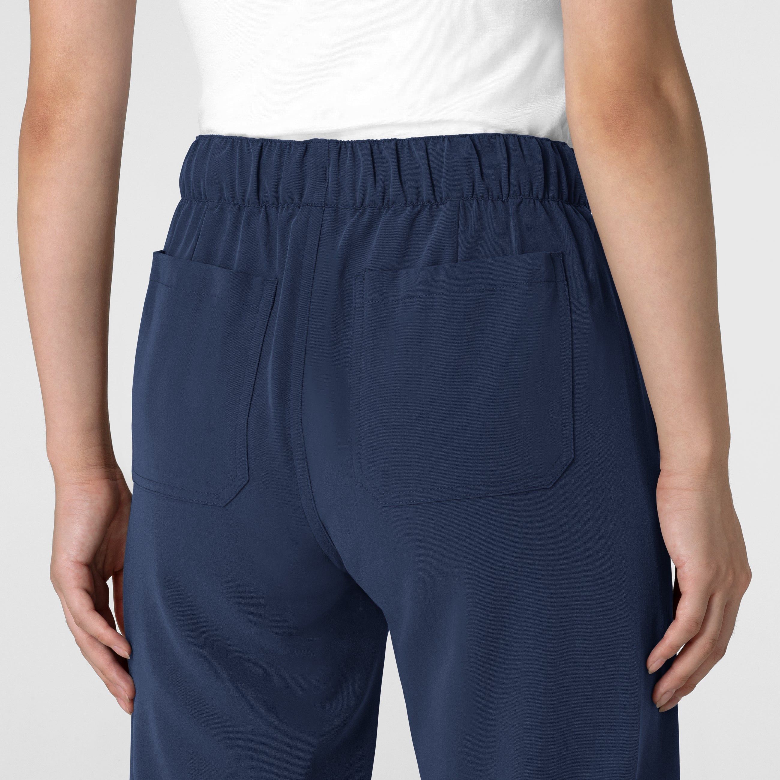 Nova 5232 Stovepipe High-Low Hem Scrub Pants Navy