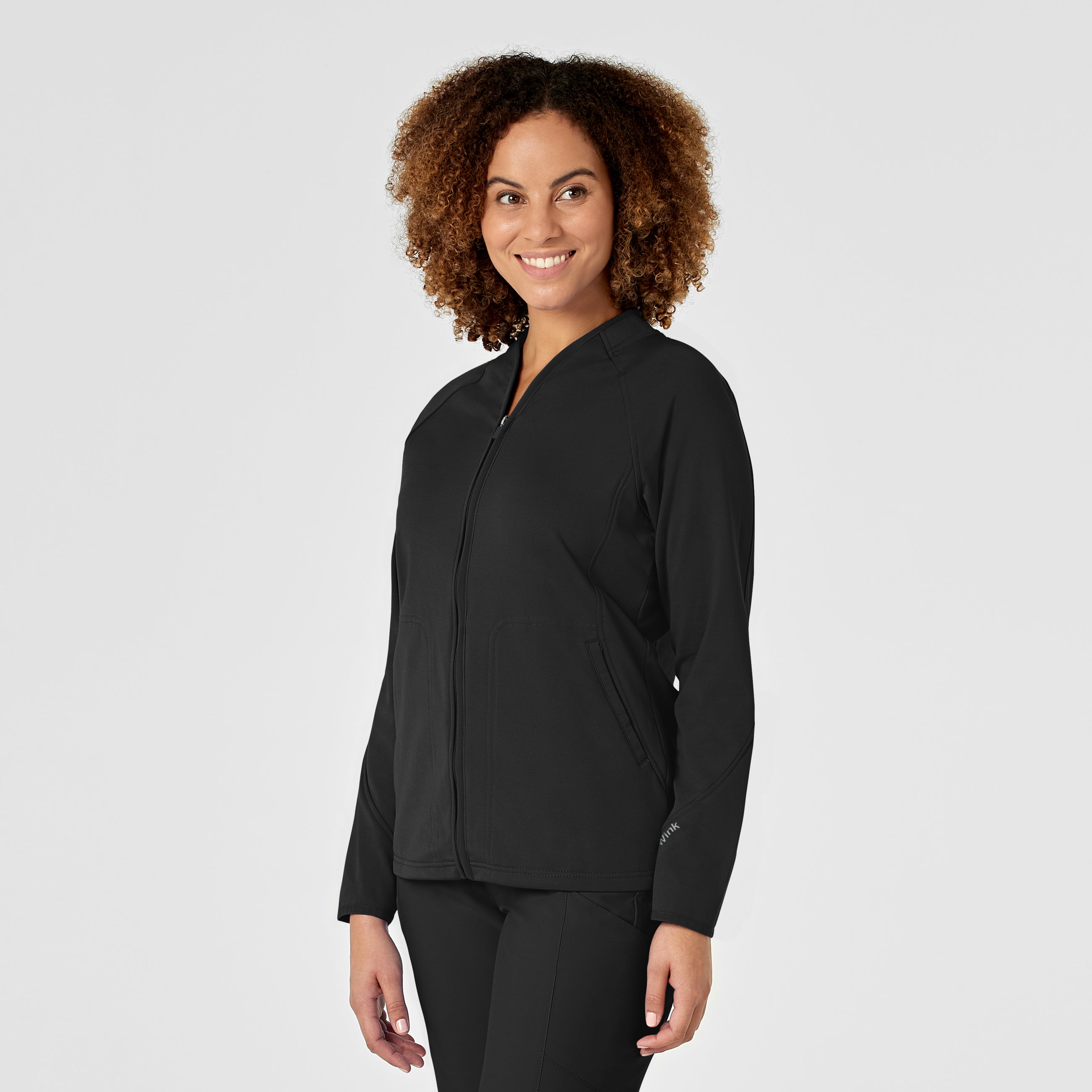 Layers 8209 Fleece Full Zip Jacket Black