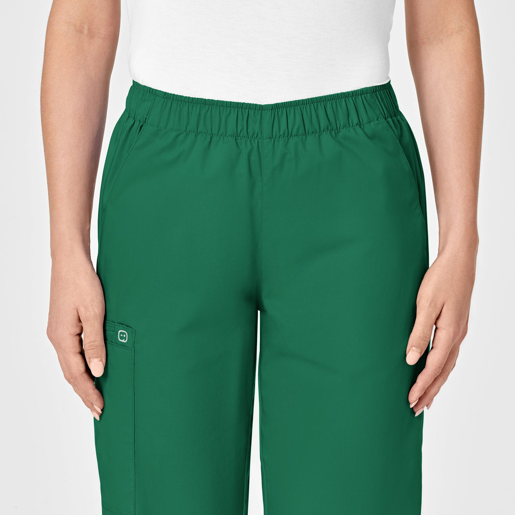 WonderWORK 501 Pull-On Cargo Scrub Pants Hunter
