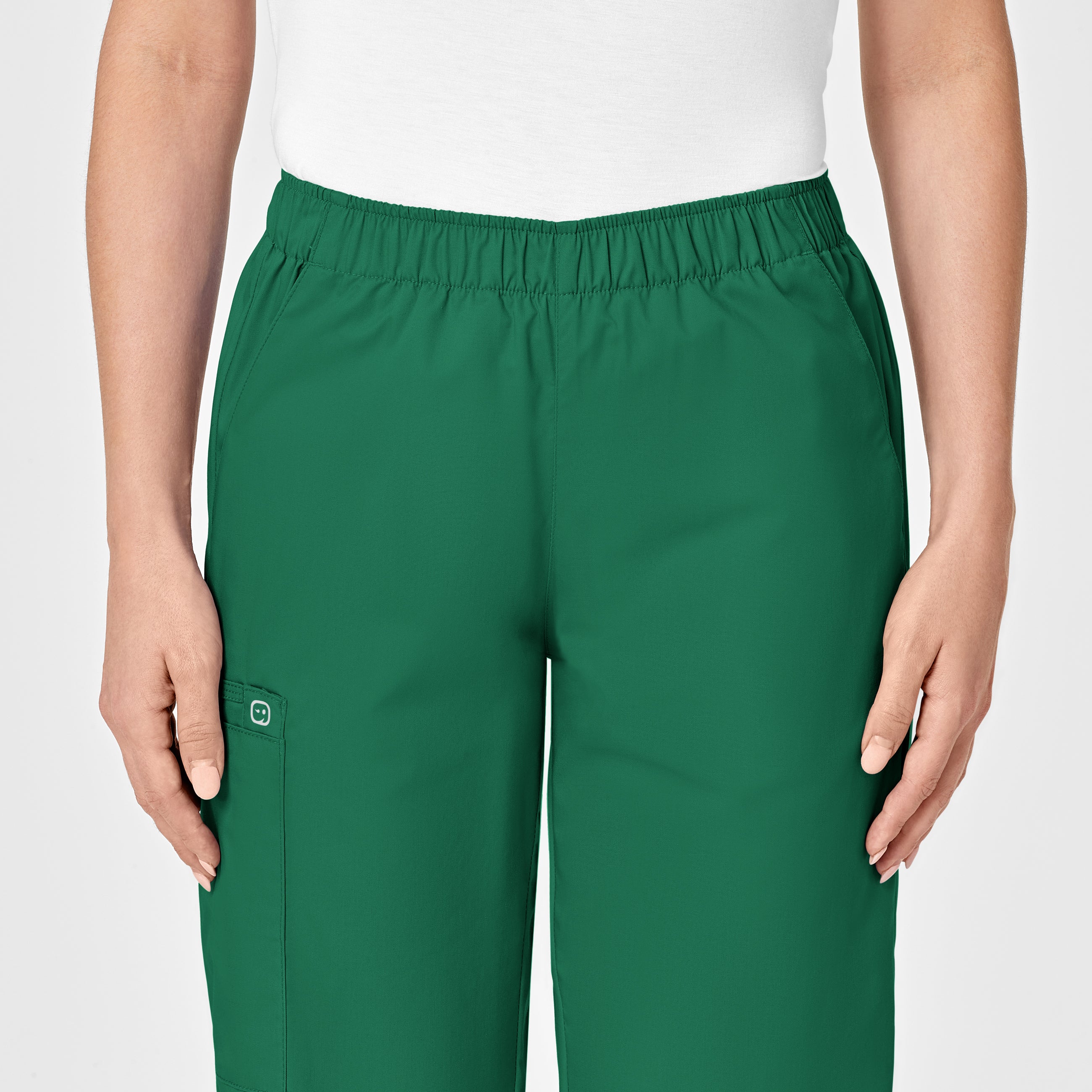 WonderWORK 501 Pull-On Cargo Scrub Pants Hunter