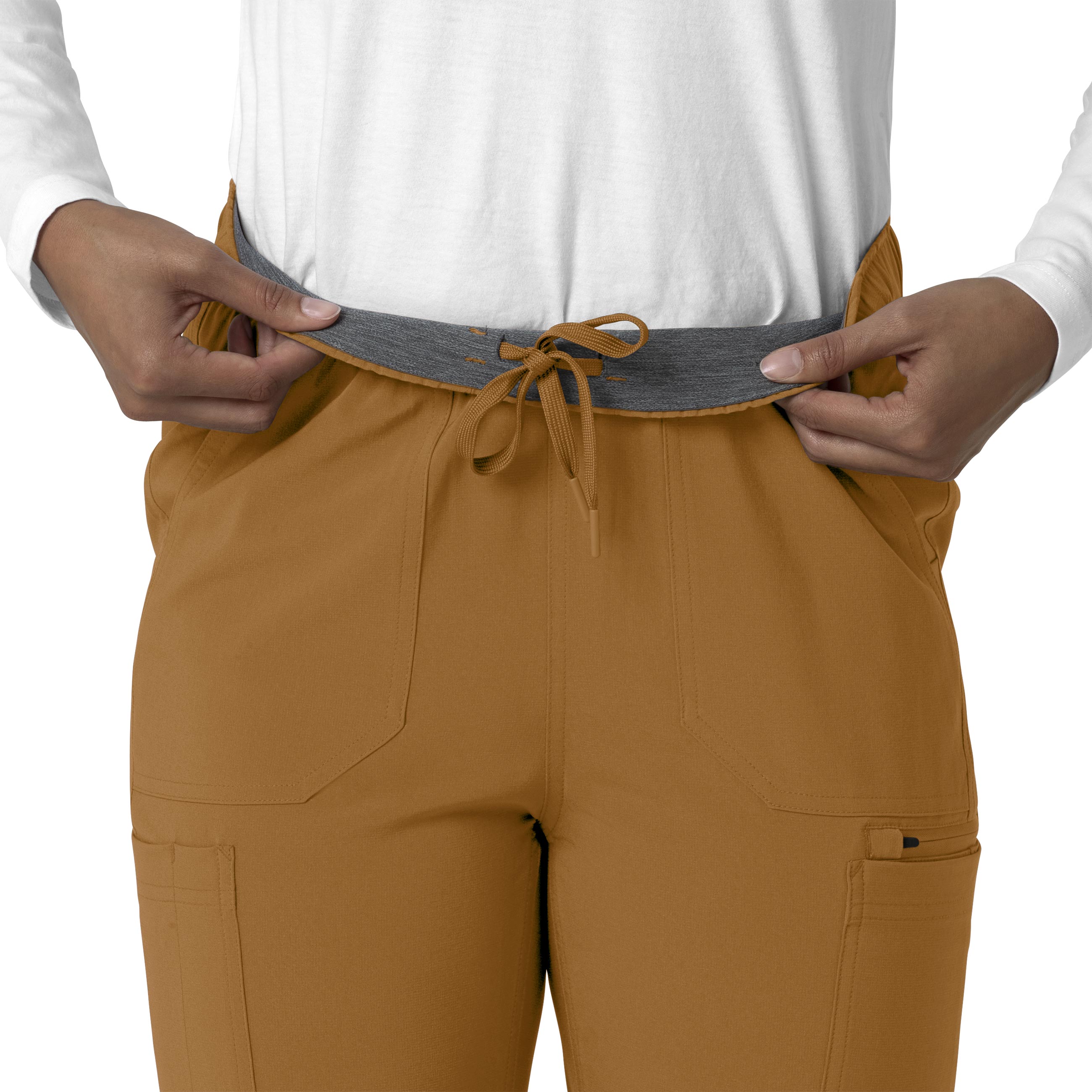 Force Cross-Flex C53210 Straight Leg Cargo Scrub Pants Fox Brown