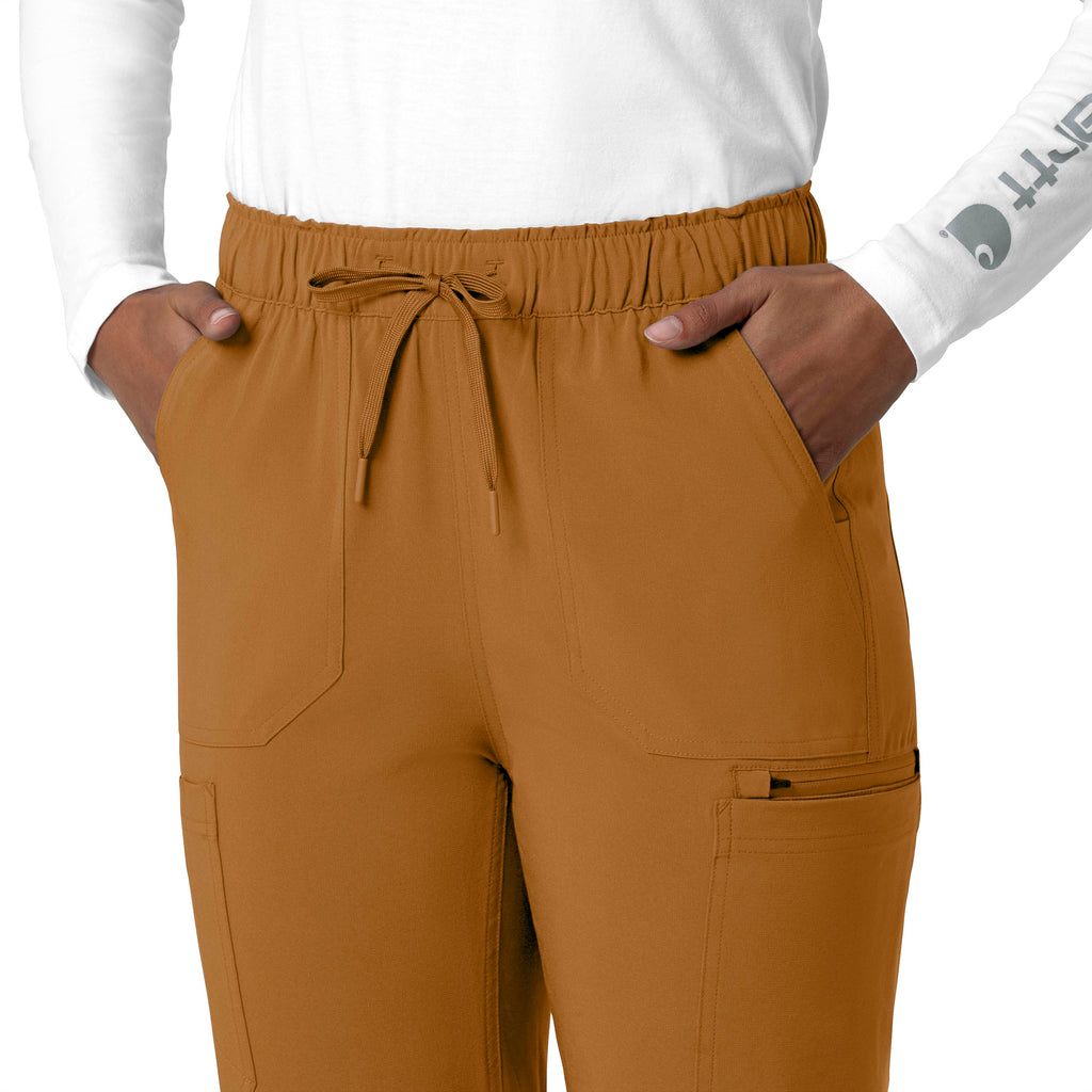Force Cross-Flex C53210 Straight Leg Cargo Scrub Pants Fox Brown